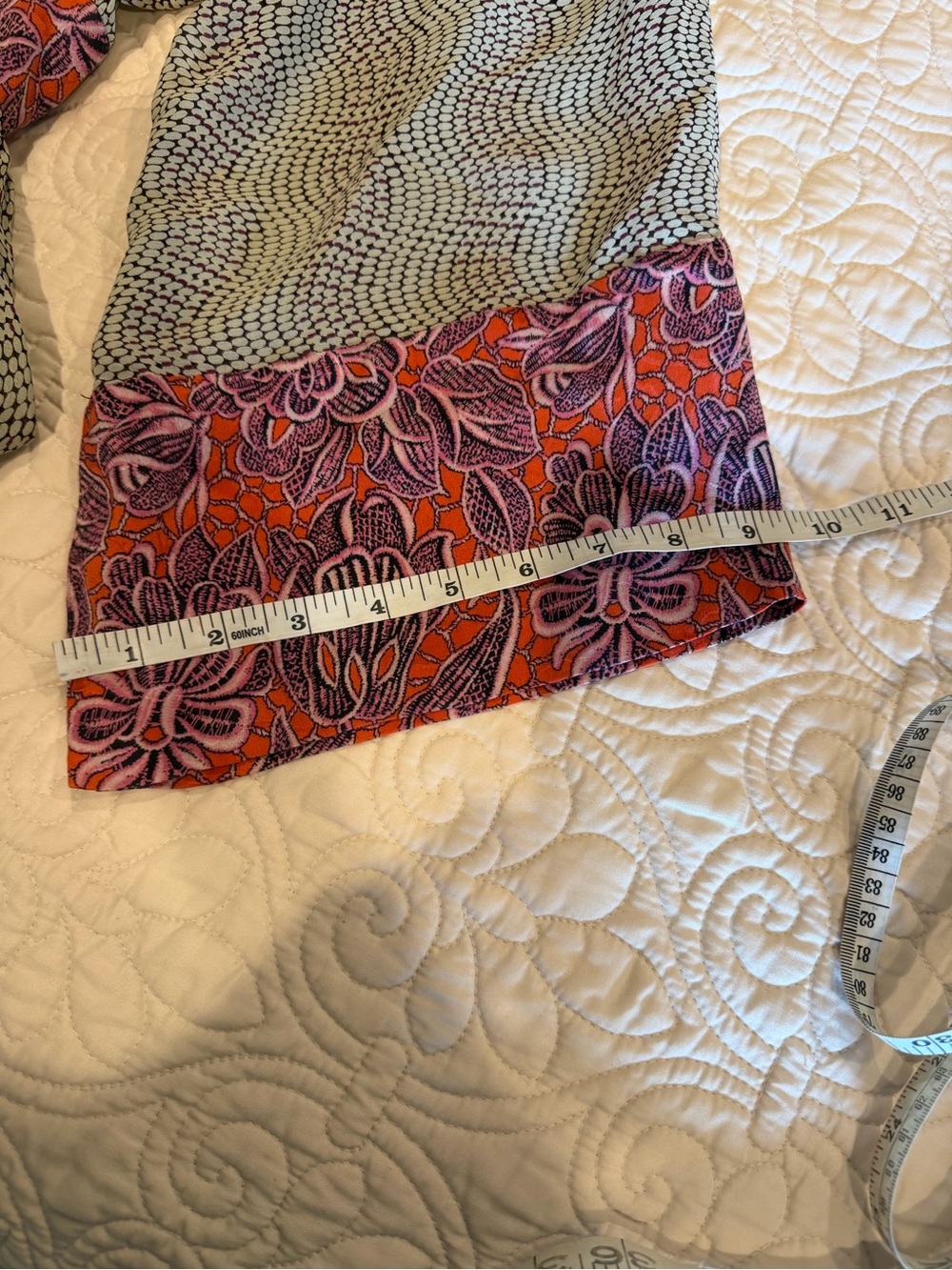 Duro Olowu London Silk Mixed Print V-Neck Midi Dress Size 36 / US 4 Artisanal - Picture 13 of 15